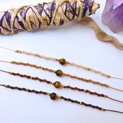 Braccialetti Prana - occhio di tigre