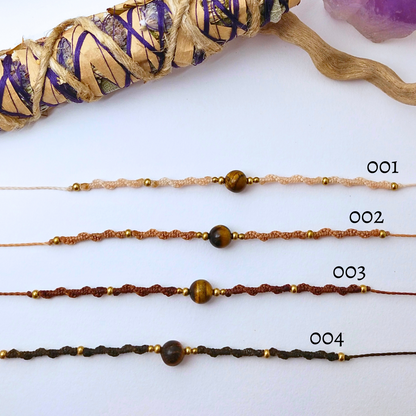 Braccialetti Prana - occhio di tigre